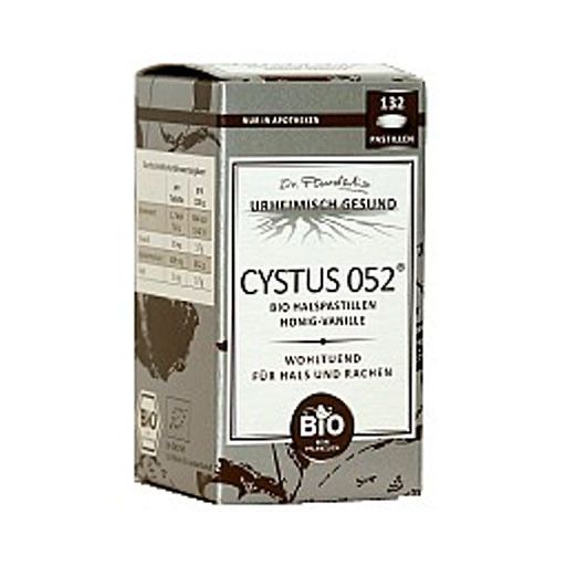 CYSTUS 052 Bio Halspastillen Honig Vanille