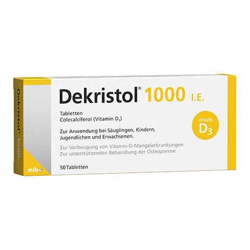 DEKRISTOL 1.000 I.E. Tabletten