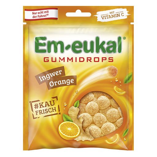 EM-EUKAL Gummidrops Ingwer-Orange zuckerhaltig