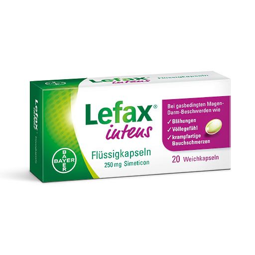 LEFAX intens Flüssigkapseln 250 mg Simeticon