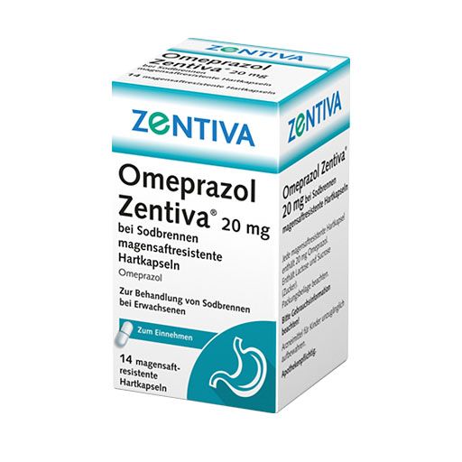 OMEPRAZOL Zentiva 20 mg bei Sodbrennen