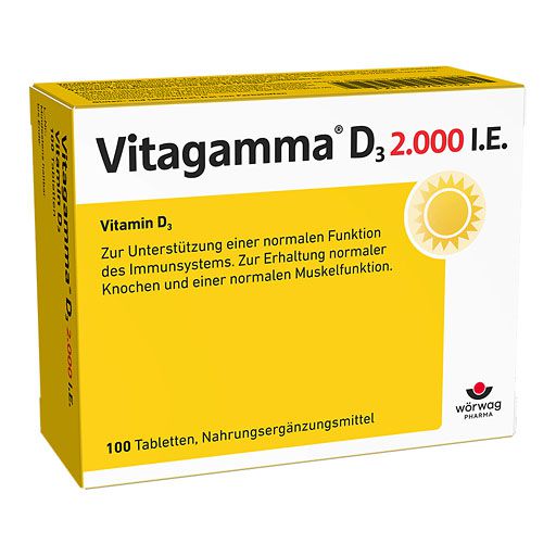 VITAGAMMA D3 2.000 I.E. Vitamin D3 NEM Tabletten