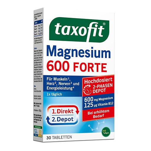 TAXOFIT Magnesium 600 FORTE Depot Tabletten