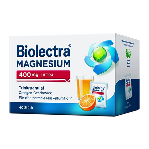 BIOLECTRA Magnesium 400 mg ultra Trinkgran.Orange