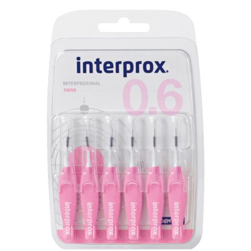 INTERPROX reg nano rosa Interdentalbürste Blister