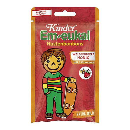 EM-EUKAL Kinder Bonbons Walderdbeere-Honig zh.