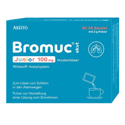 BROMUC akut Junior 100 mg Hustenlöser P.H.e.L.z.E.