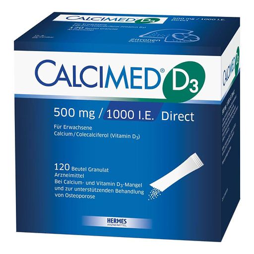 CALCIMED D3 500 mg/1000 I.E. Direct Granulat