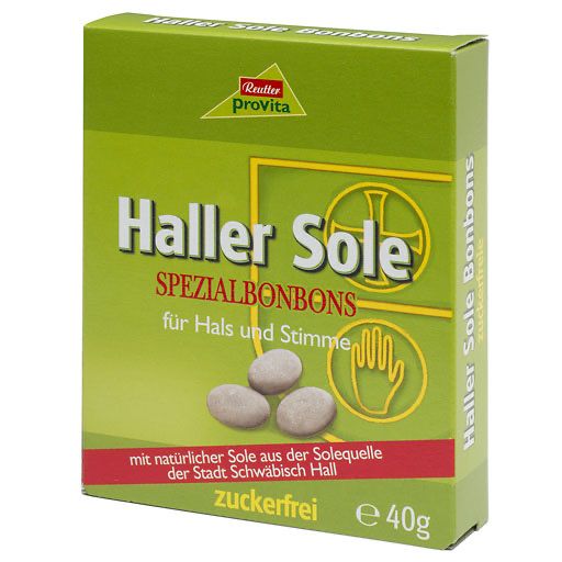 HALLER Sole Bonbons mit echter Sole zuckerfrei