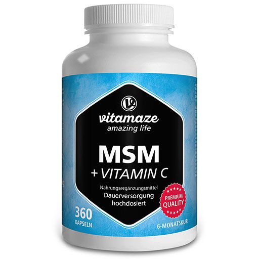 MSM HOCHDOSIERT+Vitamin C Kapseln