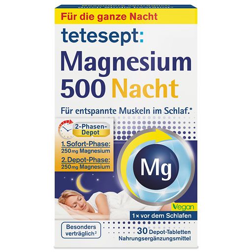 TETESEPT Magnesium 500 Nacht Tabletten