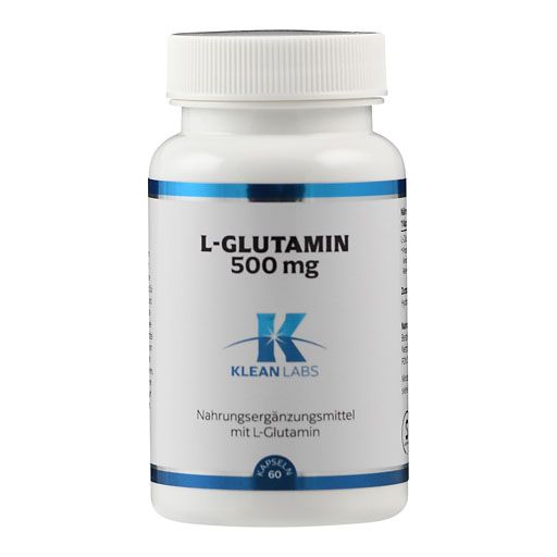 L-GLUTAMIN 500 mg KLEAN LABS Kapseln