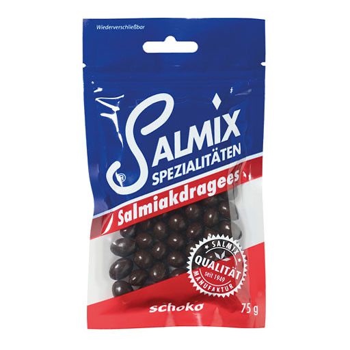 SALMIX Salmiakdragees Schoko