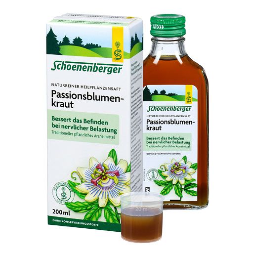 PASSIONSBLUMENKRAUT naturreiner Heilpflanzensaft