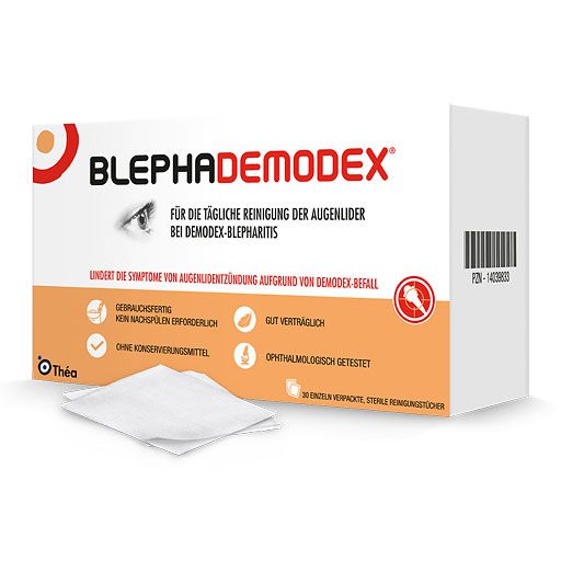 BLEPHADEMODEX sterile Reinigungstücher