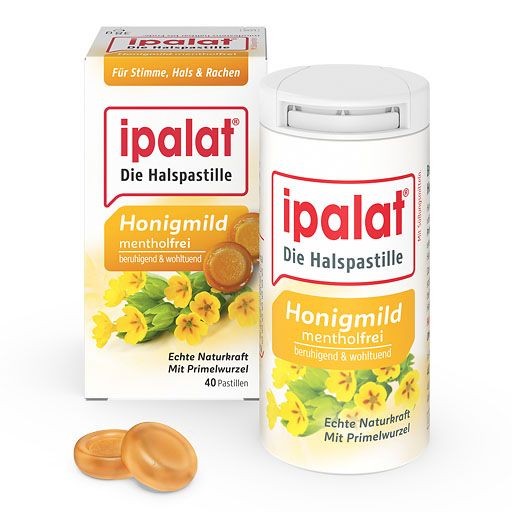 IPALAT Halspastillen honigmild o.Menthol zuckerfr.