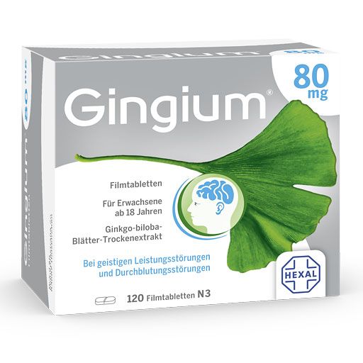 GINGIUM 80 mg Filmtabletten