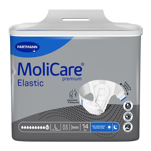 MOLICARE Premium Elastic Slip 10 Tropfen Gr.L