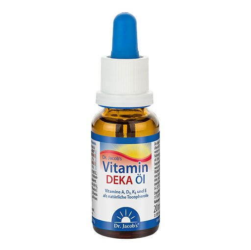 VITAMIN DEKA Öl D3+K2+A+E.Dr.Jacob's Tropf.z.Einn.