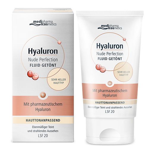 HYALURON NUDE Perfect.Fluid getönt s.hel HT LSF 20