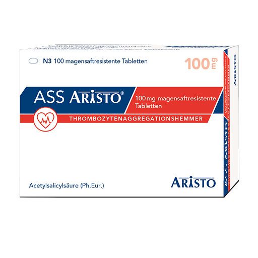 ASS Aristo 100 mg magensaftresistente Tabletten