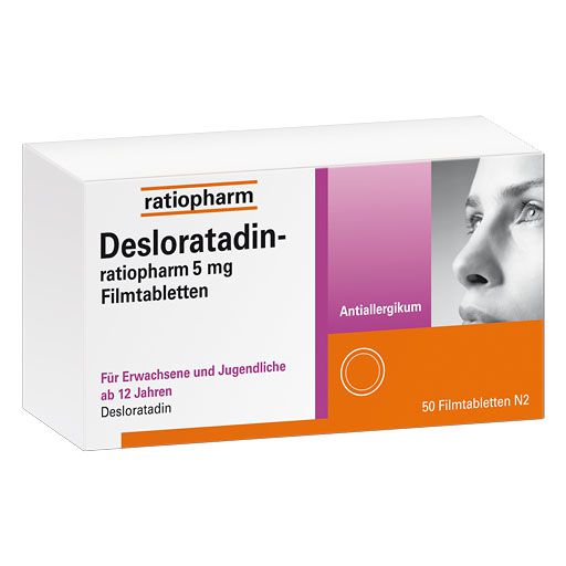 DESLORATADIN-ratiopharm 5 mg Filmtabletten