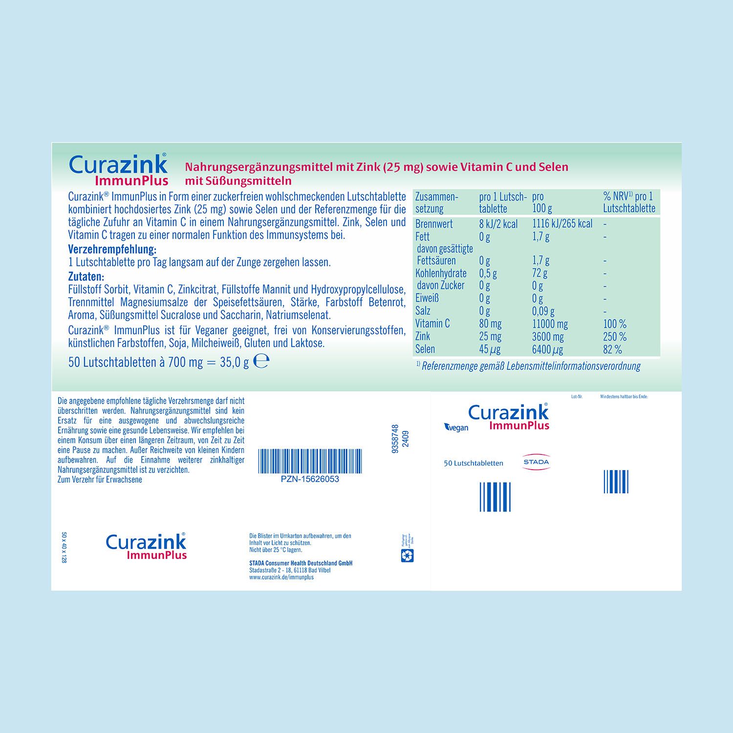 CURAZINK ImmunPlus Lutschtabletten