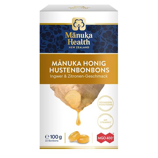 MANUKA HEALTH MGO 400+ Lutschbonb.Ingwer-Zitrone