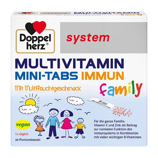 DOPPELHERZ Multivitamin Mini-Tabs family system