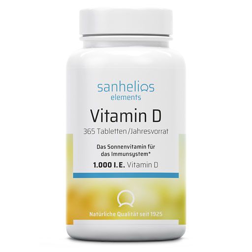 SANHELIOS Vitamin D 1.000 I.E. Tabletten