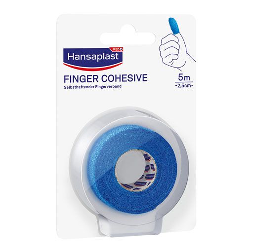 HANSAPLAST Fingerverb.selbsthaft.2,5 cmx5 m blau