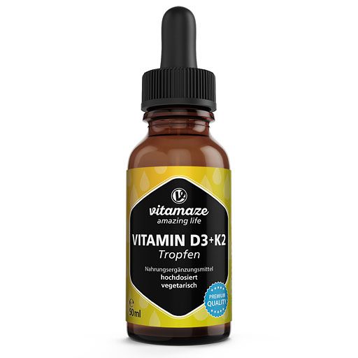 VITAMIN D3 K2 1000 I.E./10 μg Tropfen hochdosiert