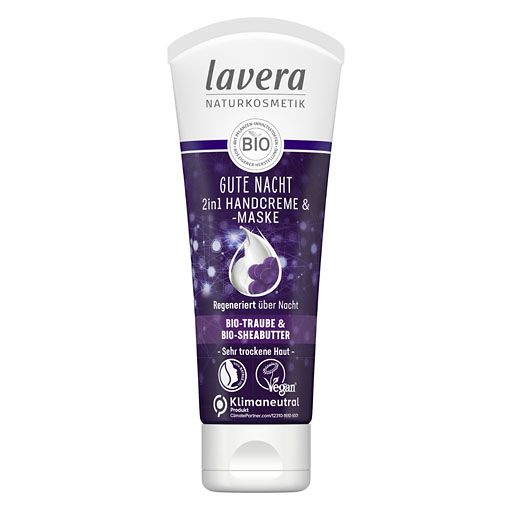 LAVERA Gute Nacht 2in1 Handcreme & -Maske dt