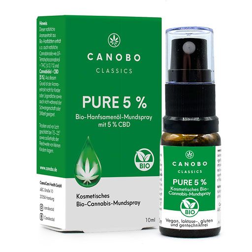 CANOBO Pure 5% Bio CBD Mundspray