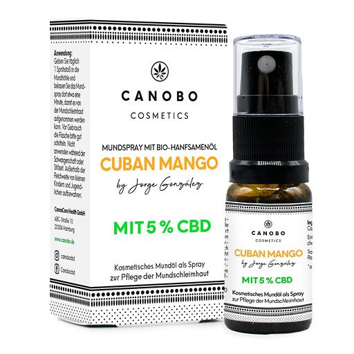 CANOBO Bio CBD 5% Cuban Mango Mundspray