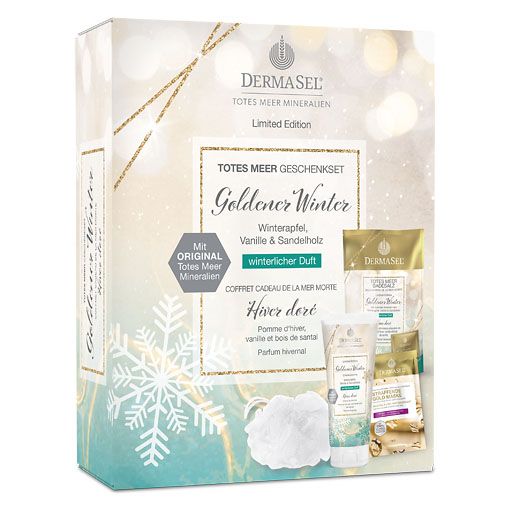 DERMASEL Totes Meer Geschenkset Goldener Winter