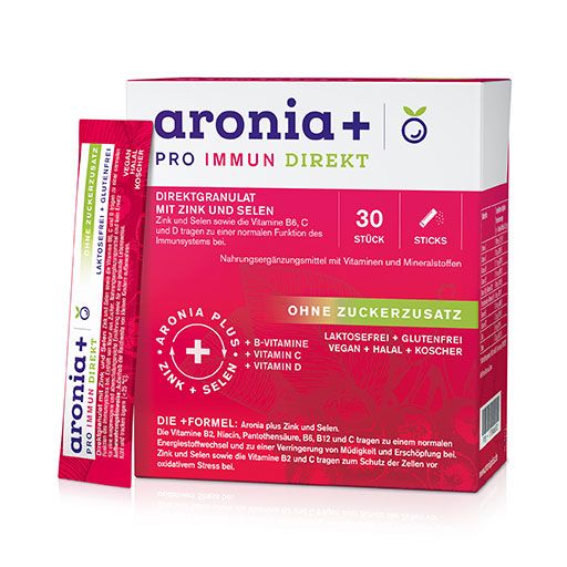 ARONIA+ PRO IMMUN direkt Direktgranulat Sticks