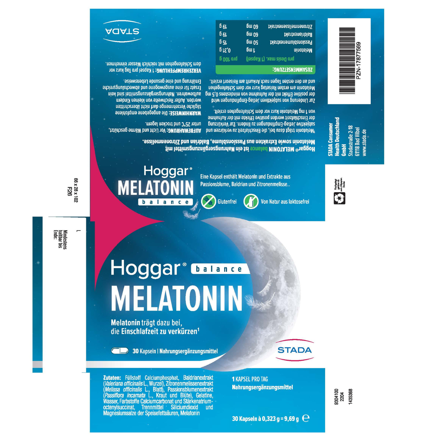 HOGGAR Melatonin balance Kapseln