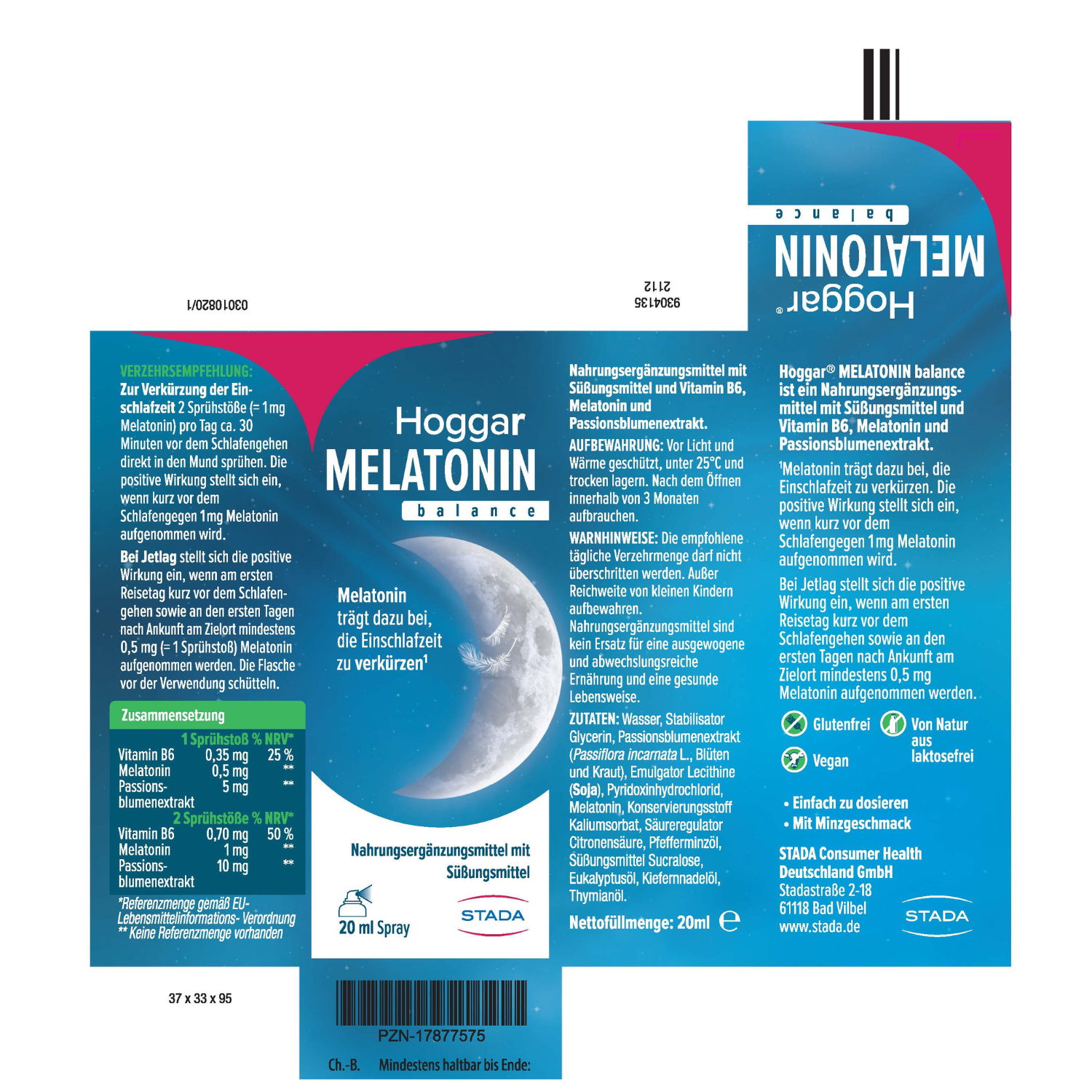 HOGGAR Melatonin balance Spray