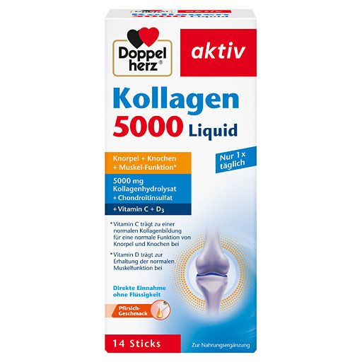 DOPPELHERZ Kollagen 5000 Liquid Sticks