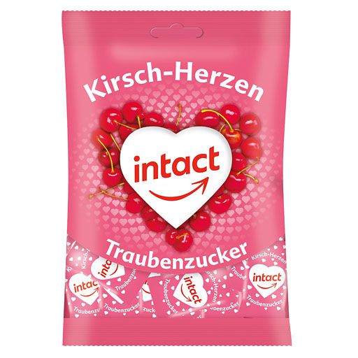 INTACT Traubenzucker Beutel Herzen