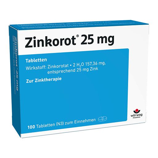 ZINKOROT 25 mg Tabletten