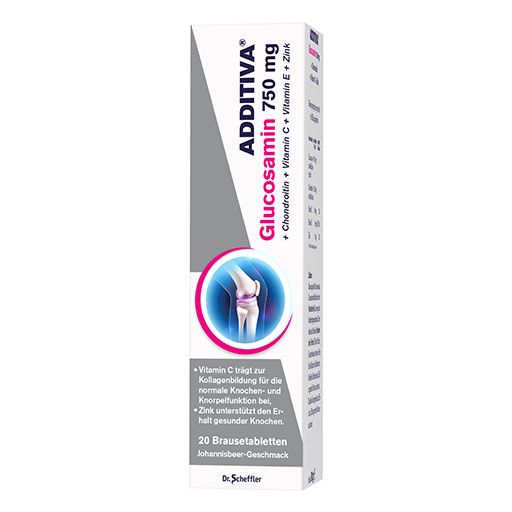 ADDITIVA Glucosamin 750 mg Brausetabletten