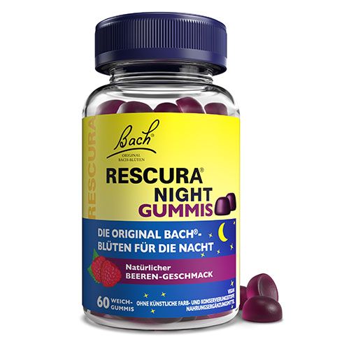 BACHBLÜTEN Original Rescura Night Gummis Beere