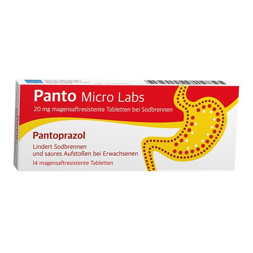 PANTO Micro Labs 20 mg msr.Tabl.bei Sodbrennen