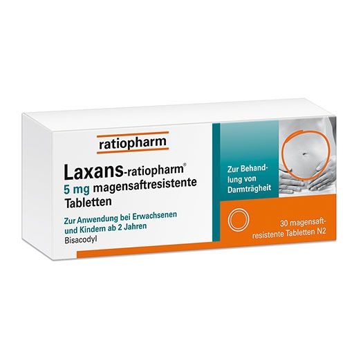 LAXANS-ratiopharm 5 mg magensaftres.Tabletten