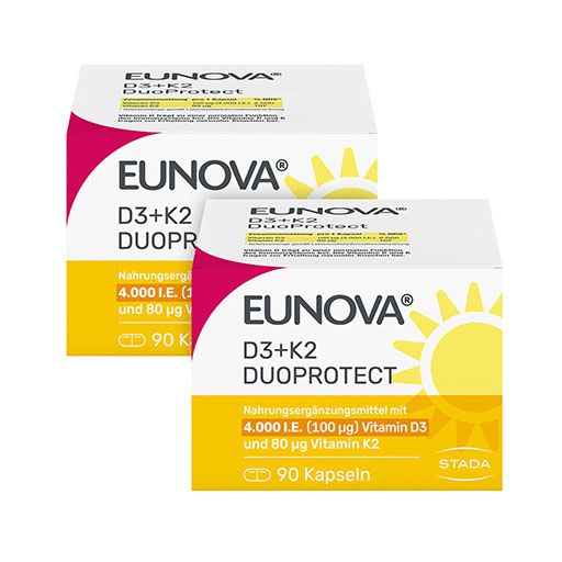 EUNOVA DuoProtect D3+K2 4000 I.E./80 μg Kaps.Kombi