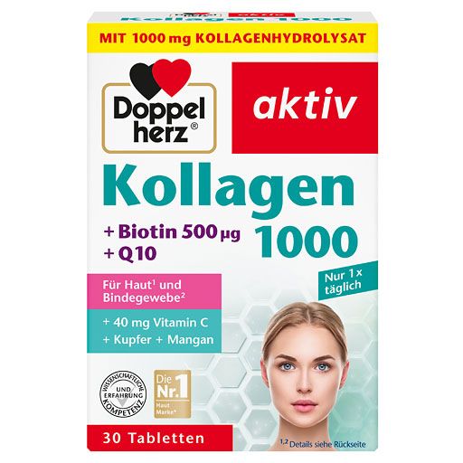 DOPPELHERZ Kollagen 1000 Tabletten