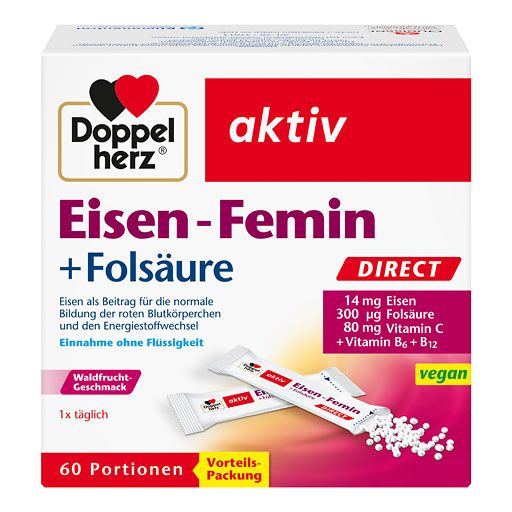 DOPPELHERZ Eisen-Femin DIRECT Pellets