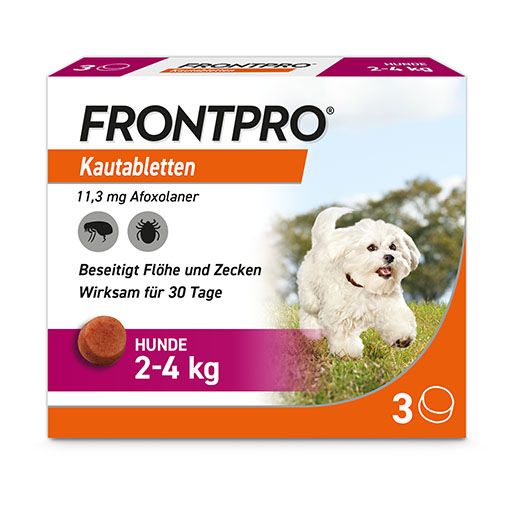 FRONTPRO 11 mg Kautabletten f.Hunde 2-4 kg